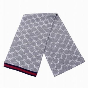 Gucci web scarf cashmere 100% Authentic